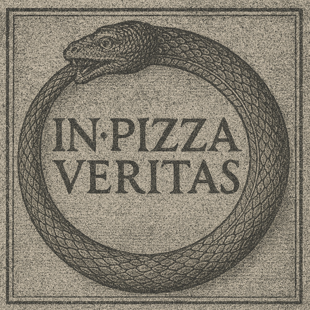 In Pizza Veritas - Ouroboros Symbol